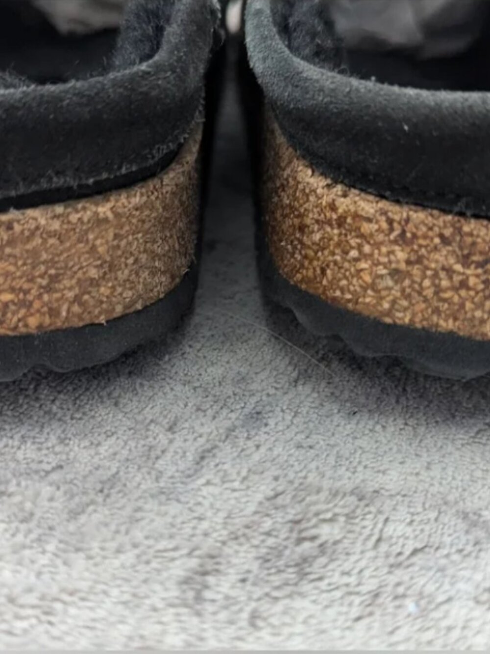 Birkenstock Black Buckley genuine shearling Size 40 - Picture 4 of 16